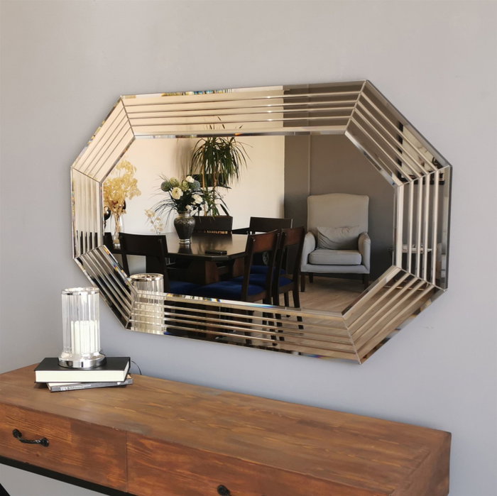 Hanah Home Espejo de Bronce A313Y